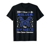 Rubans de Sensibilisation au Cancer du côlon « I Wear Blue for My Niece » T-Shirt