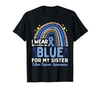 Rubans de Sensibilisation au Cancer du côlon « I Wear Blue for My Sister » T-Shirt