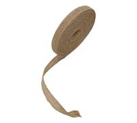 Rubans décoratifs en toile de jute, parfaits pour les projets de bricolage, y compris les cadeaux de mariage et les idées d'emballage uniques (1 cm x 10 m)