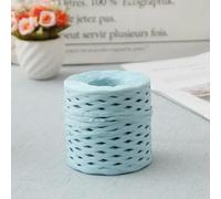 Rubans en papier raphia, 1 rouleau de fil multicolore 200 m for l'artisanat et le bricolage(Sky Blue)