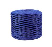 Rubans en papier raphia, Ficelle de papier multicolore 218 mètres for l'artisanat, l'emballage cadeaux et le tissage(Dark Blue)