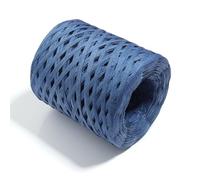 Rubans en papier raphia, Paquet de ruban 6 200 mètres multicolore for l'emballage bricolage(Dark Blue)