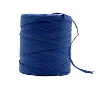 Rubans en papier raphia, Paquet de ruban paille 3 rouleaux multicolore 2,0 mm 180 m par rouleau(Dark Blue)