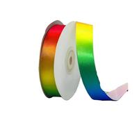 Rubans en Satin arc-en-ciel dégradé de 50 mètres, 10/15/20/25/40/50MM, for mariage, fête d'anniversaire, fournitures d'emballage faites à la main, DIY(20MM-Wide)