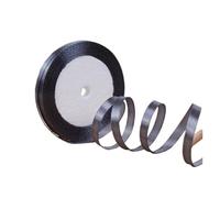 Rubans en Satin de soie, 100Yards, 6mm, for artisanat, nœud, emballage fait à la main, accessoires artificiels décoratifs for fêtes de noël et mariage(Dark gray)