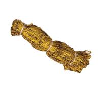 Rubans larges et épais en satin, Ruban décoratif 5 mm x 25 m, bordure ondulée, bordure en dentelle, ruban cadeau, ruban for couture, bricolage, vêtements, emballage(Gold)
