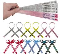 Rubans personnalisés avec texte et logo - Tissu personnalisé pour les mariages, les fêtes de naissance, l'artisanat, les commémorations - Épingles de sûreté optionnelles