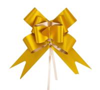 Rubans pour emballage cadeau, Nœud à tirer for décorations d'emballage de cadeaux de mariage, multicolore, 20 ou 50 pièces(Yellow,50Pcs)