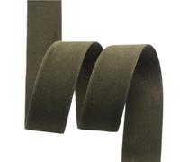 Rubans pour emballage cadeau, Rouleau de ruban velours à pression vierge en daim Double Face, nœud multicolore, 25-38mm, 5 Yards(Dark Green,25mm)
