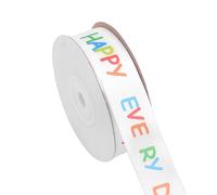 Rubans pour travaux manuels - Sangle de fabrication de marque-pages de 2,5 cm x 15,7 m | Ruban d'emballage pour anniversaire, école, fête, mariage, bouquet, fleur, artisanat, décoration