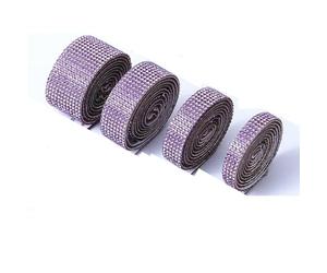 Rubans, Ruban Strass Cristal Auto-adhésif, Rouleau Multicolore 4-12 Rangées 8-27mm