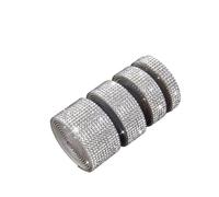 Rubans satinés strass diamant, rouleau cristal, Ruban strass cristal auto-adhésif bricolage artisanat 0.8-2.4 cm X 91 paquet de multicolore(Silver White)