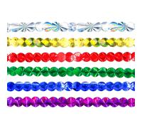 Rubans Sequins Adhésifs 1 M 6 Pièces