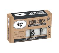 Fury Ruban attrape-mouches écologique - lot de 4