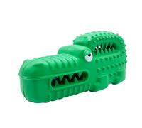 Rubber Alligator Dog Toy Toy, Alligator Dog Toy Rubber | Jouets pour chiens mignons avec squeaker - Outils d'entraînement au chiot avec des squeaker, mignons dispositifs de jeu de nettoyage des dents