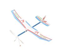 Rubber Band Airplane - ABS, Flying Glider Toy, Airplane Glider Kit | Smooth Design, Outdoor Flying Toy, Rubber Band Airplanes for Kids, Boys, Girls, Students, Adults, Camping, Garden, Sports