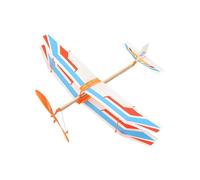 Rubber Band Airplane - Elastic Powered Glider Aircraft Toy Model, Windup Propeller Launch Plane Set, Aviation Hobby Activity Flying Model Kit, Outdoor Hand Throw Aircraft | Boys Girls Students