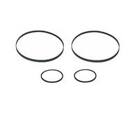Rubber Belt Tape Mechanism Kit (4X Belts) Compatible with Sony Stereo Cassette Deck