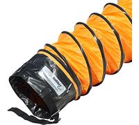Rubber-Cal Tuyau d'aération Orange 45,7 cm ID x 7,6 m de longueur (entièrement étiré)