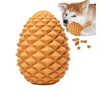Rubber Dog Chew - Pine Cone Treat Ball, Tough Durable For Aggressive Puppies | Interactive Pet Supplies, Teeth Cleaning Chewing Ball For Dogs, Indoor Outdoor Exercise Entertainment Play Access
