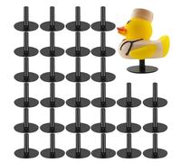Rubber Duck Display Dash Mount - 30 Pieces Stable Figurine Support Holder, Dashboard Decoration Stand Accessories For Vehicle Interior Styling | Ideal Car SUV Camper Ornament Party Souvenir