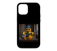 Rubber Duck Ducky Blues Music Musician Guitar Lunettes de Soleil Coque pour iPhone 12/12 Pro