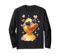 Rubber Duck Yellow Duckie Lunettes de Soleil Saint Valentin Cœur Manche Longue