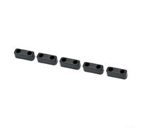 Rubber Gym Damper Pad 10pcs Shock Absorbing for Rack(120 * 53mm) | Shock absorbing rubber, stops equipment walking, protects hard floors, 10-piece set, gym home use