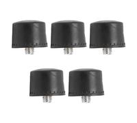 Rubber Hammer Head 5Pcs Set | Secure Grip Oil Deflective Replacement Tips | M8x1 Thread for Household/Workshop/DIY Projects | Resilient Scratch Minimizing Hammer Accessories (Φ25mm)