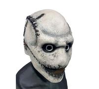 Rubber Johnnies Johnniesfx Corey Taylor Masque WANYK en latex pour tête entière adulte Taille unique Gris métal lourd
