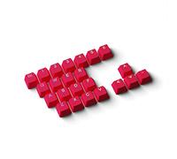 HK Gaming - Kit keycaps caoutchouc, 23 touches OEM, doubleshot, antidérapant - Monza Red