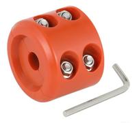 Rubber pour winch Cable Stopper for Truck UTV pour atv Hook Saver(Orange and red)