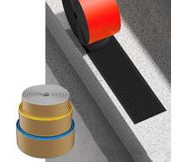 Rubber Stair Nosing, Self Adhesive Stair Edge Protector, Staircase Anti-slip Strips, Cuttable And Waterproof, Safety Step Trim For Tile Wood Metal Stair(Black,W:10cmxL:3m)