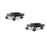 Rubbermaid BRUTE Chariot carré Noir, Noir, 2