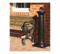 RUBBERMAID Cendrier sur pied H1029xL357xP357mm noir ( 9000491236 )