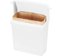 Rubbermaid Commercial 614000 sanitaire Serviette Receptacle avec Liner rigide, rectangulaire, plastique, blanc