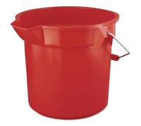 Rubbermaid Commercial brute rond Seau, 14 quart, Rouge, Fg261400red