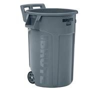 Collecteur de déchets sur roues Brute® - capacité 167L - coloris gris RUBBERMAID