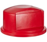 Rubbermaid Commercial Products BRUTE Couvercle Dôme | Couvercle pour conteneur à déchets professionnel | 112 L, Rouge
