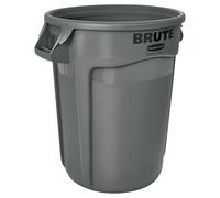 Rubbermaid Commercial Products FG263200GRAY Brute Récipient rond Gris 121,1 l