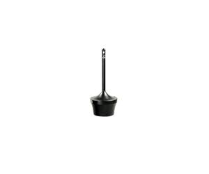 Rubbermaid Commercial Products Cendrier Aladdin Smokers’ Station Noir Charbon - Extinction Sécurisée Des Mégots En Extérieur, Acier Résistant Aux Intempéries - FGR1639EHGR