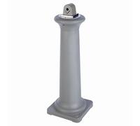 Rubbermaid Commercial Products Cendrier Groundskeeper Tuscan - Réceptacle Extérieur pour Mégots avec Plaque d’Extinction Inox, Finition Sable - FG9W3000SSTON