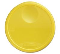 Rubbermaid Commercial Products Commercial couvercle pour bac de conservation en plastique rond 11,4 litres, jaune