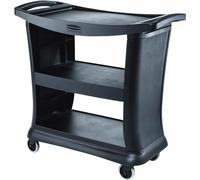 Rubbermaid Commercial Products Commercial Products FG9T6800BLA Chariot de Service Executive, Noir