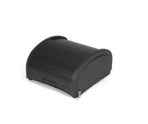 Rubbermaid Commercial Products Commercial Products FG9T8600BLA Couvercle Dôme de Sécurité à Serrure Pré-Assemblé, Noir