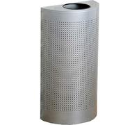 Rubbermaid Commercial Products Commercial Products FGSH12EPLSM Silhouette Demi-Lune avec Revêtement en Plastique