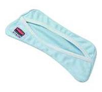 Rubbermaid Commercial Products commerciales FGQ87100BL00 8 cm verre Hygen Quick Connect Flexible de balai en microfibre-Bleu-Lot de 12