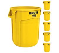 Rubbermaid Commercial Products Fg261000yel brute 2610 LDPE Poubelle sans couvercle, Legend, 10 GAL