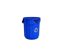 Rubbermaid commercial products fg262073blue collecteur de tri sélectif 75,7 l brute, bleu