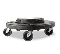 Rubbermaid Commercial Products FG264043BLA Socle Poubelle Brute à Roues Silencieuses Noir